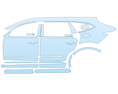 Precut PPF Kit – Clear Bra Paint Protection Film PAINT PROTECTION KIT - 2023 ACURA MDX TYPE S ADVANCE DRIVER SIDE - PRECUT PPF CLEAR BRA WRAP