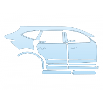 PAINT PROTECTION KIT - 2023 ACURA MDX TYPE S ADVANCE PASSENGER SIDE - PRECUT PPF CLEAR BRA WRAP