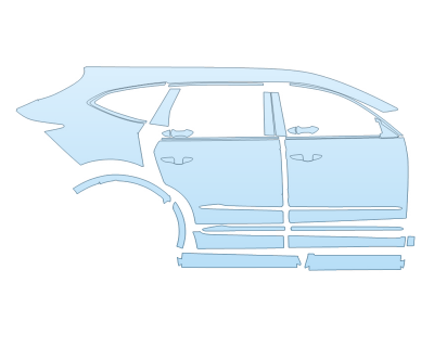 Precut PPF Kit – Clear Bra Paint Protection Film PAINT PROTECTION KIT - 2023 ACURA MDX TYPE S ADVANCE PASSENGER SIDE - PRECUT PPF CLEAR BRA WRAP