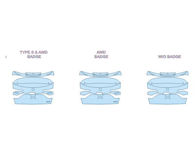 Precut PPF Kit – Clear Bra Paint Protection Film PAINT PROTECTION KIT - 2023 ACURA MDX TYPE S ADVANCE REAR HATCH - PRECUT PPF CLEAR BRA WRAP
