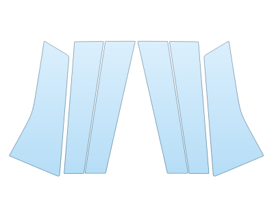 Precut PPF Kit – Clear Bra Paint Protection Film PAINT PROTECTION KIT - 2023 ACURA MDX TYPE S ADVANCE B PILLARS - PRECUT PPF CLEAR BRA WRAP