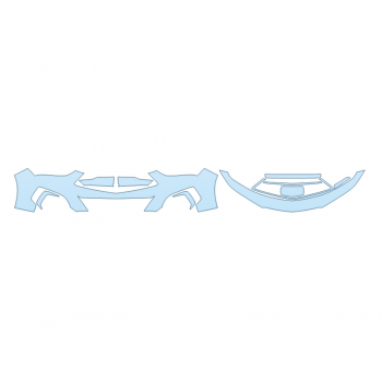 PAINT PROTECTION KIT - 2025 ACURA TLX ADVANCE BUMPER (MULTI PIECE) - PRECUT PPF CLEAR BRA WRAP
