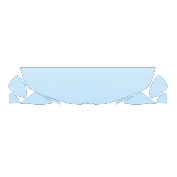 PAINT PROTECTION KIT - 2023 ALFA ROMEO TONALE SPRINT HOOD FENDERS MIRRORS 18 INCH (WRAPPED EDGES) - PRECUT PPF CLEAR BRA WRAP