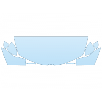 PAINT PROTECTION KIT - 2023 ALFA ROMEO TONALE SPRINT HOOD FENDERS MIRRORS 24 INCH (WRAPPED EDGES) - PRECUT PPF CLEAR BRA WRAP