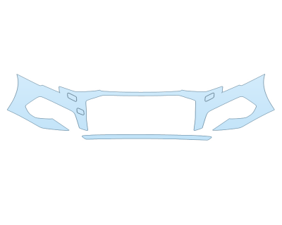 PAINT PROTECTION KIT - 2023 AUDI A3 PREMIUM BUMPER - PRECUT PPF CLEAR BRA WRAP