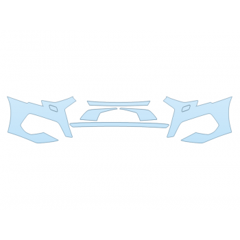 PAINT PROTECTION KIT - 2023 AUDI A3 PREMIUM BUMPER (MULTI PIECE) - PRECUT PPF CLEAR BRA WRAP