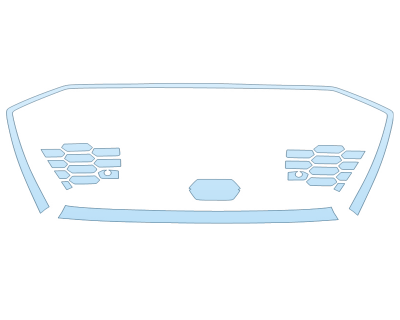 PAINT PROTECTION KIT - 2023 AUDI A3 PREMIUM GRILL - PRECUT PPF CLEAR BRA WRAP