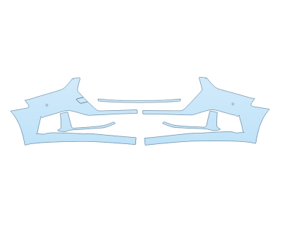 2023 AUDI A5 SPORTBACK PRESTIGE BUMPER WITH SENSORS