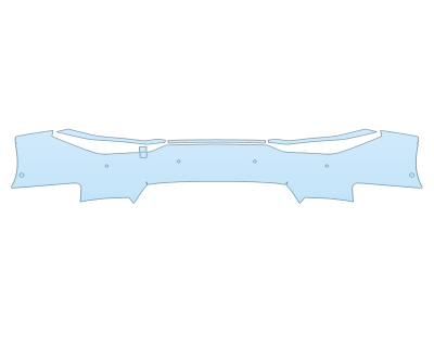 2023 AUDI A5 SPORTBACK S-LINE REAR BUMPER WITH SENSORS