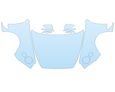 Precut PPF Kit – Clear Bra Paint Protection Film PAINT PROTECTION KIT - 2023 BENTLEY GT A FULL HOOD FENDERS MIRRORS(WRAPPED EDGES) - PRECUT PPF CLEAR BRA WRAP