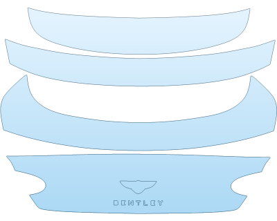 Precut PPF Kit – Clear Bra Paint Protection Film PAINT PROTECTION KIT - 2023 BENTLEY GT A TRUNK - PRECUT PPF CLEAR BRA WRAP