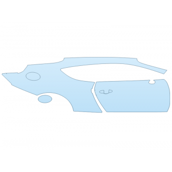 Precut PPF Kit – Clear Bra Paint Protection Film PAINT PROTECTION KIT - 2023 BENTLEY GT AZURE PASSENGER SIDE - PRECUT PPF CLEAR BRA WRAP