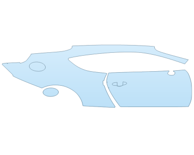 PAINT PROTECTION KIT - 2023 BENTLEY GT AZURE PASSENGER SIDE - PRECUT PPF CLEAR BRA WRAP