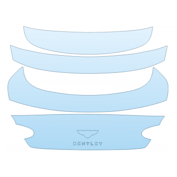 PAINT PROTECTION KIT - 2023 BENTLEY GT AZURE TRUNK - PRECUT PPF CLEAR BRA WRAP