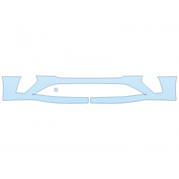 PAINT PROTECTION KIT - 2023 BENTLEY GT MULLINER BUMPER - PRECUT PPF CLEAR BRA WRAP