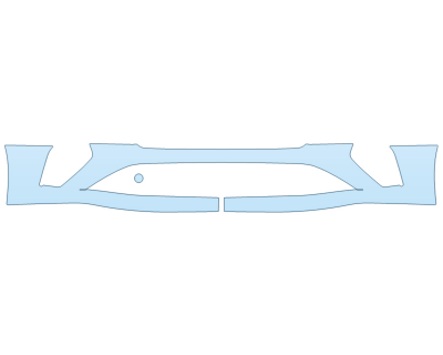PAINT PROTECTION KIT - 2023 BENTLEY GT MULLINER BUMPER - PRECUT PPF CLEAR BRA WRAP