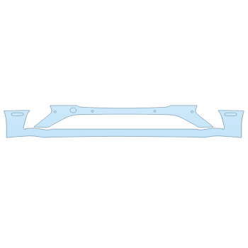 PAINT PROTECTION KIT - 2023 BENTLEY GT MULLINER BUMPER WITH SENSORS - PRECUT PPF CLEAR BRA WRAP