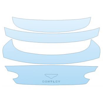PAINT PROTECTION KIT - 2023 BENTLEY GT MULLINER TRUNK - PRECUT PPF CLEAR BRA WRAP