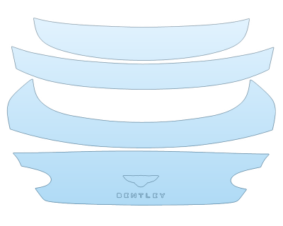 PAINT PROTECTION KIT - 2023 BENTLEY GT MULLINER TRUNK - PRECUT PPF CLEAR BRA WRAP
