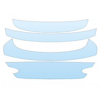 PAINT PROTECTION KIT - 2023 BENTLEY GT MULLINER TRUNK W/O BADGING - PRECUT PPF CLEAR BRA WRAP