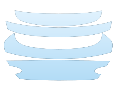 PAINT PROTECTION KIT - 2023 BENTLEY GT MULLINER TRUNK W/O BADGING - PRECUT PPF CLEAR BRA WRAP