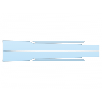 PAINT PROTECTION KIT - 2023 BENTLEY GT MULLINER ROCKERS - PRECUT PPF CLEAR BRA WRAP