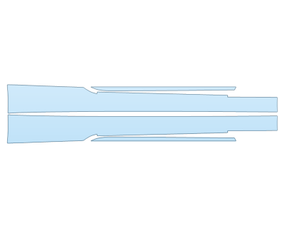 PAINT PROTECTION KIT - 2023 BENTLEY GT MULLINER ROCKERS - PRECUT PPF CLEAR BRA WRAP