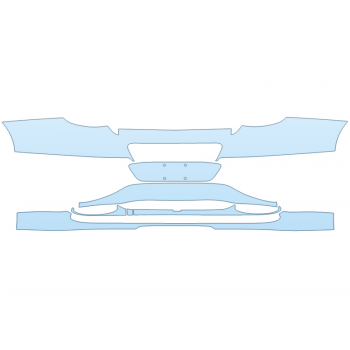 Precut PPF Kit – Clear Bra Paint Protection Film PAINT PROTECTION KIT - 2023 BENTLEY GT S REAR BUMPER - PRECUT PPF CLEAR BRA WRAP