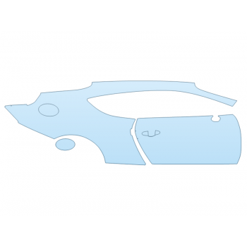 PAINT PROTECTION KIT - 2023 BENTLEY GT S PASSENGER SIDE - PRECUT PPF CLEAR BRA WRAP