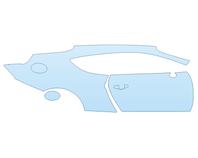 PAINT PROTECTION KIT - 2023 BENTLEY GT S PASSENGER SIDE - PRECUT PPF CLEAR BRA WRAP