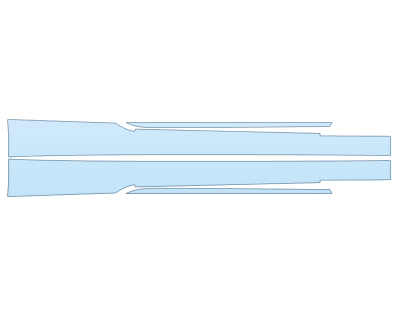 PAINT PROTECTION KIT - 2023 BENTLEY GT S ROCKERS - PRECUT PPF CLEAR BRA WRAP