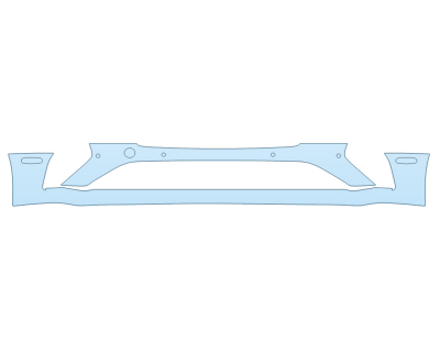 Precut PPF Kit – Clear Bra Paint Protection Film PAINT PROTECTION KIT - 2023 BENTLEY GT SPEED BUMPER WITH SENSORS - PRECUT PPF CLEAR BRA WRAP