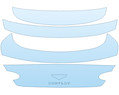 Precut PPF Kit – Clear Bra Paint Protection Film PAINT PROTECTION KIT - 2023 BENTLEY GT SPEED TRUNK - PRECUT PPF CLEAR BRA WRAP