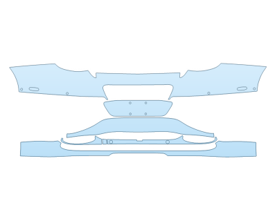 Precut PPF Kit – Clear Bra Paint Protection Film PAINT PROTECTION KIT - 2023 BENTLEY GT SPEED EDITION 12 REAR BUMPER WITH SENSORS - PRECUT PPF CLEAR BRA WRAP