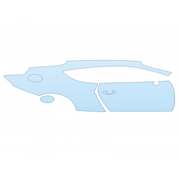 PAINT PROTECTION KIT - 2023 BENTLEY GT SPEED EDITION 12 PASSENGER SIDE - PRECUT PPF CLEAR BRA WRAP