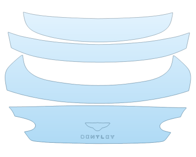 Precut PPF Kit – Clear Bra Paint Protection Film PAINT PROTECTION KIT - 2023 BENTLEY GT SPEED EDITION 12 TRUNK - PRECUT PPF CLEAR BRA WRAP