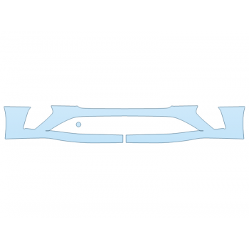 PAINT PROTECTION KIT - 2023 BENTLEY GTC AZURE BUMPER - PRECUT PPF CLEAR BRA WRAP