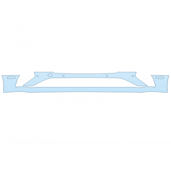 Precut PPF Kit – Clear Bra Paint Protection Film PAINT PROTECTION KIT - 2023 BENTLEY GTC AZURE BUMPER WITH SENSORS - PRECUT PPF CLEAR BRA WRAP