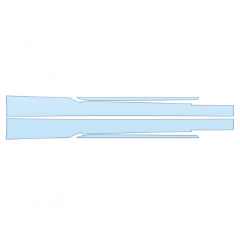 PAINT PROTECTION KIT - 2023 BENTLEY GTC S ROCKERS - PRECUT PPF CLEAR BRA WRAP