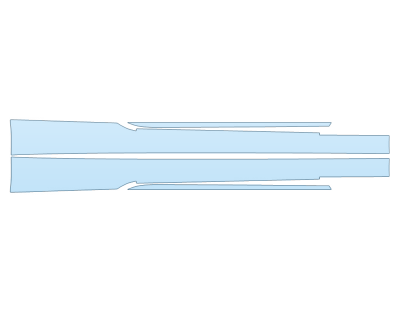 PAINT PROTECTION KIT - 2023 BENTLEY GTC S ROCKERS - PRECUT PPF CLEAR BRA WRAP