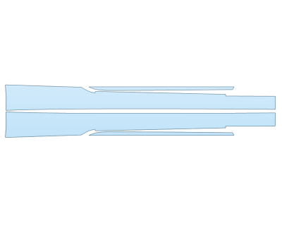 PAINT PROTECTION KIT - 2023 BENTLEY GTC SPEED ROCKERS - PRECUT PPF CLEAR BRA WRAP