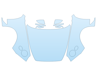 PAINT PROTECTION KIT - 2023 BENTLEY GTC SPEED EDITION 12 FULL HOOD FENDERS MIRRORS(WRAPPED EDGES) - PRECUT PPF CLEAR BRA WRAP