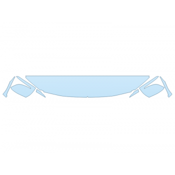 PAINT PROTECTION KIT - 2023 BMW 4 SERIES 430I CONVERTIBLE HOOD FENDERS MIRRORS 12 INCH (WRAPPED EDGES) - PRECUT PPF CLEAR BRA WRAP