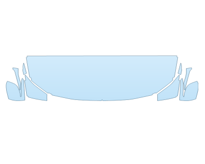 PAINT PROTECTION KIT - 2023 BMW 4 SERIES 430I CONVERTIBLE HOOD FENDERS MIRRORS 24 INCH (WRAPPED EDGES) - PRECUT PPF CLEAR BRA WRAP
