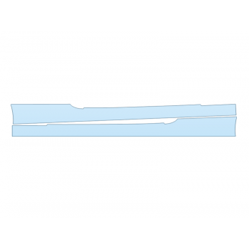 PAINT PROTECTION KIT - 2023 BMW 4 SERIES 430I CONVERTIBLE ROCKERS - PRECUT PPF CLEAR BRA WRAP