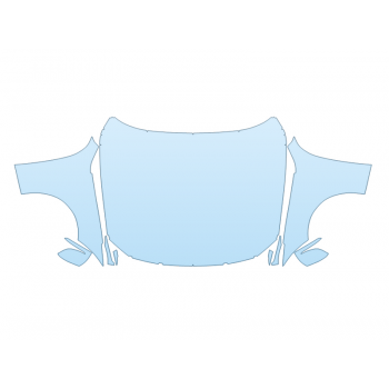 PAINT PROTECTION KIT - 2023 BMW 4 SERIES 430I COUPE FULL HOOD FENDERS MIRRORS(WRAPPED EDGES) - PRECUT PPF CLEAR BRA WRAP