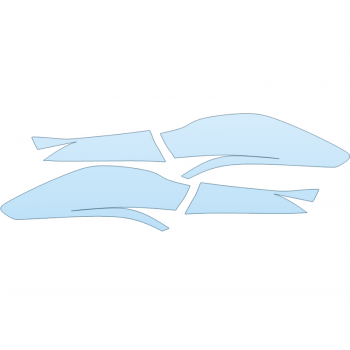 PAINT PROTECTION KIT - 2023 BMW 4 SERIES 440I XDRIVE COUPE TAIL LIGHTS - PRECUT PPF CLEAR BRA WRAP
