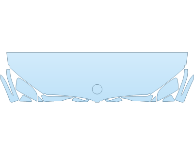 PAINT PROTECTION KIT - 2023 BMW 540 BASE HOOD FENDERS MIRRORS 18 INCH (WRAPPED EDGES) - PRECUT PPF CLEAR BRA WRAP