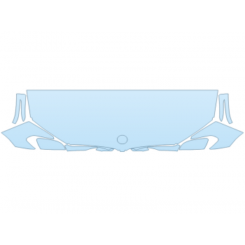 PAINT PROTECTION KIT - 2023 BMW 540 BASE HOOD FENDERS MIRRORS 24 INCH (WRAPPED EDGES) - PRECUT PPF CLEAR BRA WRAP