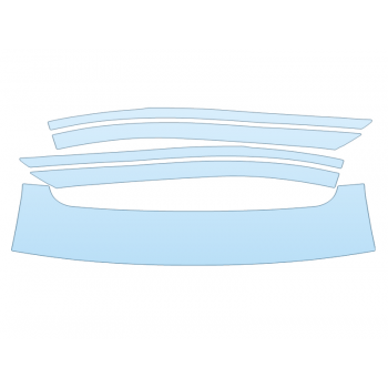 PAINT PROTECTION KIT - 2023 BMW 540 BASE ROOF PILLARS - PRECUT PPF CLEAR BRA WRAP